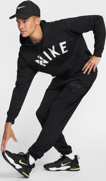 Худи Nike SWOOSH DRI-FIT FRENCH TERRY PULLOVER FITNESS HOODIE черное FV9919-010