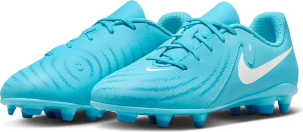 Бутсы детские Nike JR PHANTOM GX II CLUB FG/MG голубые FJ2600-400