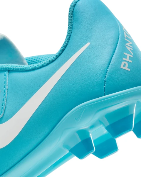 Бутсы детские Nike JR PHANTOM GX II CLUB FG/MG голубые FJ2600-400