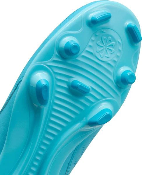 Бутсы детские Nike JR PHANTOM GX II CLUB FG/MG голубые FJ2600-400