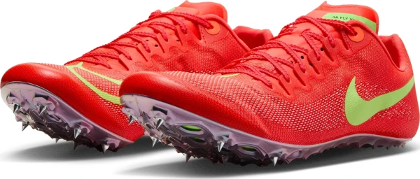 Кроссовки беговые Nike JA FLY 4 красно-салатовые DR2741-601