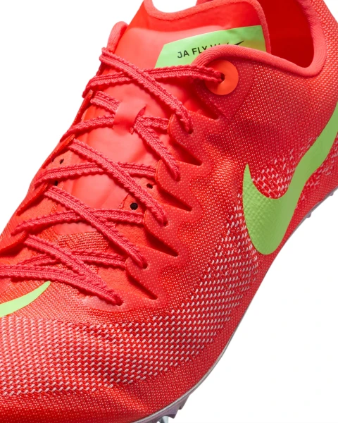 Кроссовки беговые Nike JA FLY 4 красно-салатовые DR2741-601