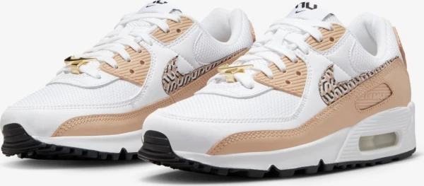 Кросівки жіночі Nike AIR MAX 90 біло-світло-коричневі FB2617-100