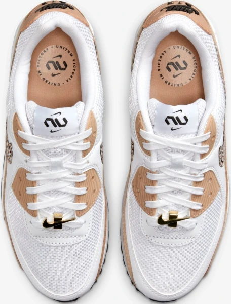 Кросівки жіночі Nike AIR MAX 90 біло-світло-коричневі FB2617-100