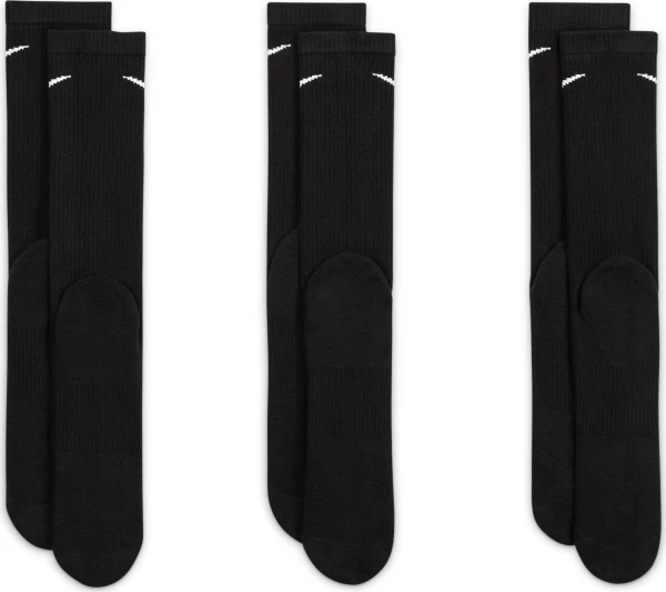 Шкарпетки Nike EVERYDAY PLUS CUSHIONED 3PR чорні (3 пари) SX6888-010