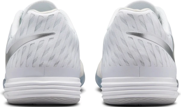 Футзалки (бампы) Nike LUNAR GATO II бело-серебряные 580456-105