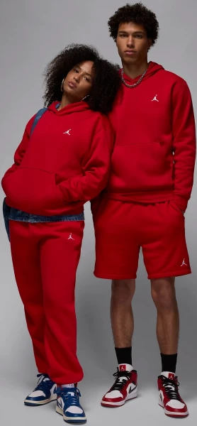 Худі Nike JORDAN BROOKLYN FLEECE PULLOVER HOODIE червоне FV7281-687