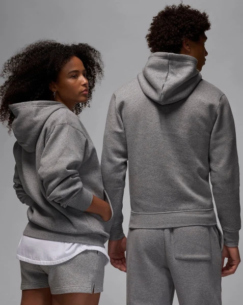 Худі Nike JORDAN BROOKLYN FLEECE PULLOVER HOODIE сіре FV7281-091