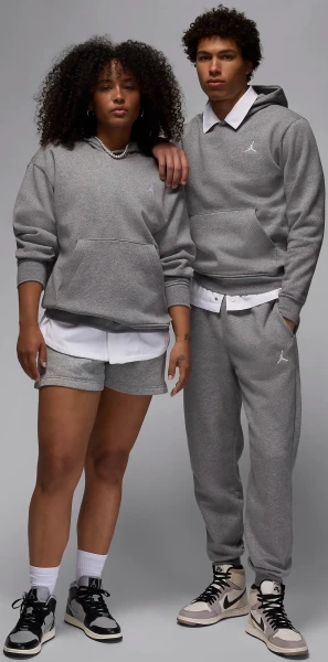 Худі Nike JORDAN BROOKLYN FLEECE PULLOVER HOODIE сіре FV7281-091