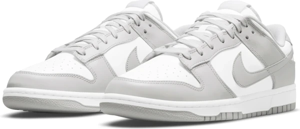 Кроссовки Nike DUNK LOW RETRO светло-серо-белые DD1391-103