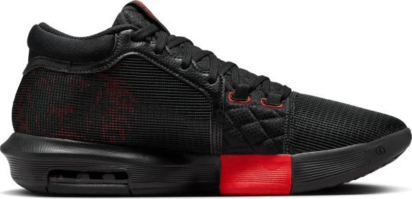 Кросівки баскетбольні Nike LEBRON WITNESS VIII чорно-червоні FB2239-005