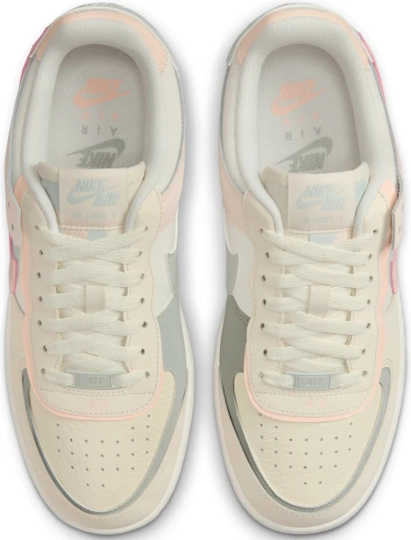 Кросівки жіночі Nike AIR FORCE 1 SHADOW бежево-сіро-світло-рожеві DZ1847-105