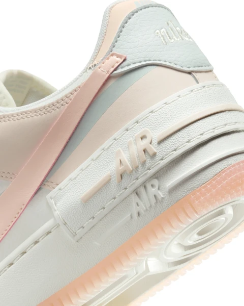 Кросівки жіночі Nike AIR FORCE 1 SHADOW бежево-сіро-світло-рожеві DZ1847-105