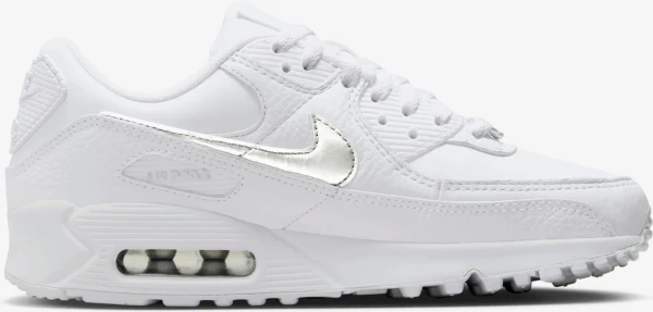 Кросівки жіночі Nike AIR MAX 90 біло-срібні FV0949-100
