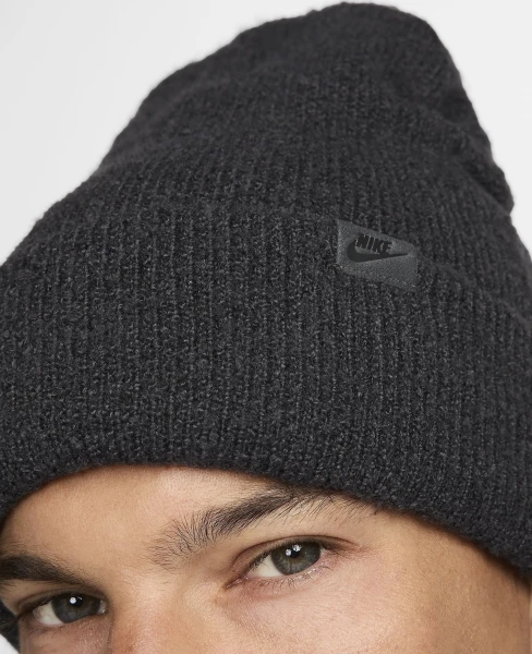 Шапка Nike PEAK BEANIE COZY темно-серая FZ2125-060