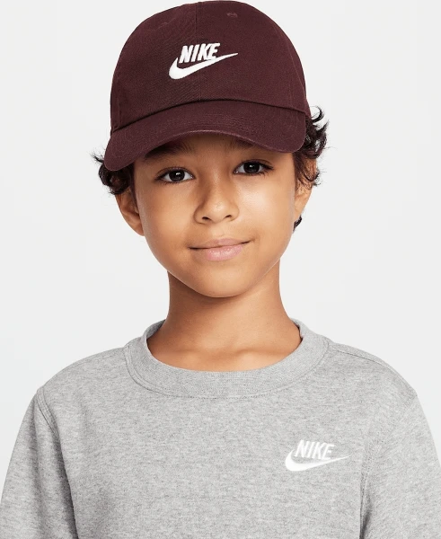 Кепка підліткова Nike K NK CLUB CAP US CB FUT WSH коричнева FB5063-652