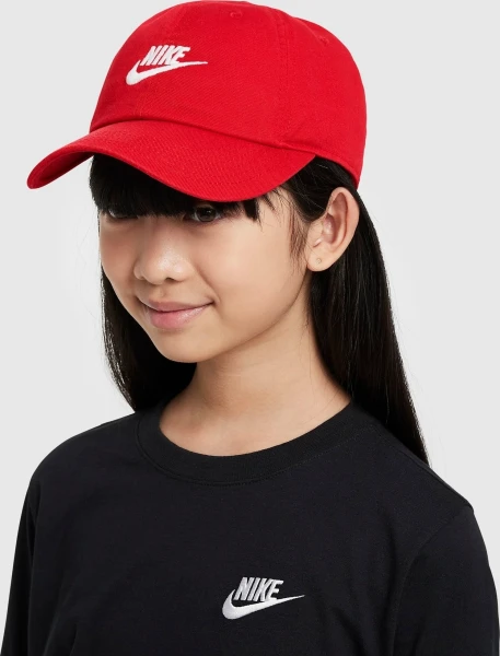 Кепка підліткова Nike K NK CLUB CAP US CB FUT WSH червона FB5063-657