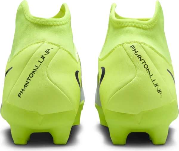 Бутси Nike PHANTOM LUNA II ACADEMY FG/MG срібно-лаймові FD6725-003