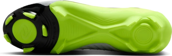 Бутси Nike PHANTOM LUNA II ACADEMY FG/MG срібно-лаймові FD6725-003