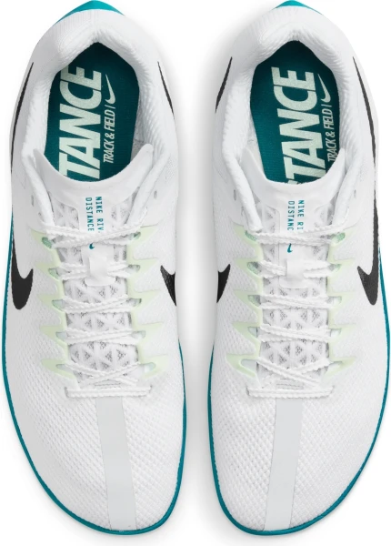 Кросівки бігові Nike ZOOM RIVAL DISTANCE біло-зелені FZ9653-102