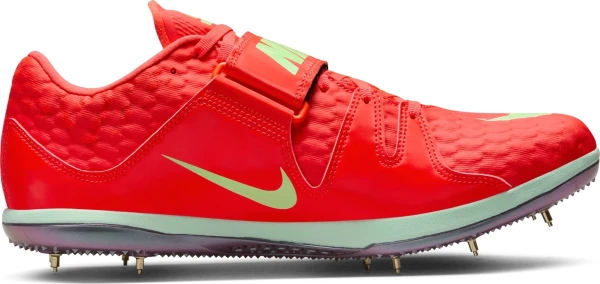 Кросівки для стрибків Nike ZOOM HIGH JUMP ELITE червоно-салатові FZ9636-600