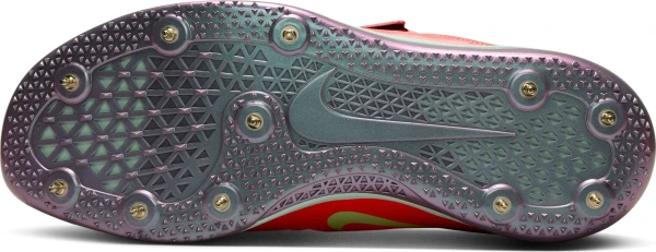 Кросівки для стрибків Nike ZOOM HIGH JUMP ELITE червоно-салатові FZ9636-600