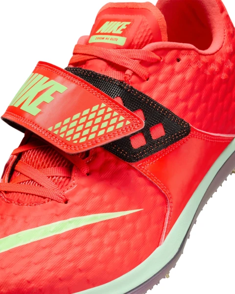 Кросівки для стрибків Nike ZOOM HIGH JUMP ELITE червоно-салатові FZ9636-600