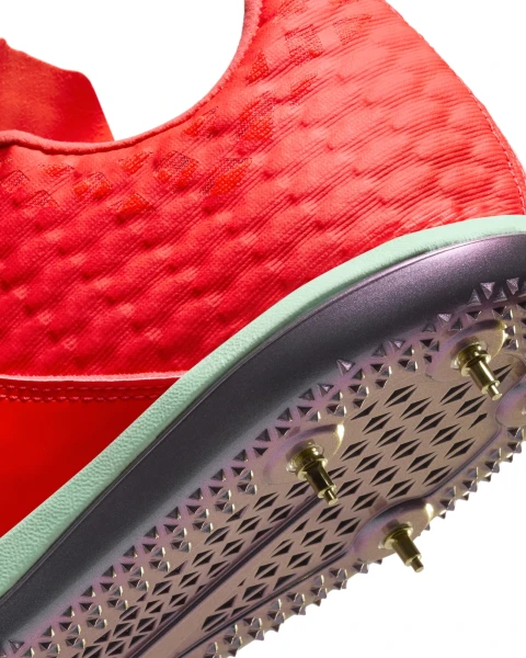 Кросівки для стрибків Nike ZOOM HIGH JUMP ELITE червоно-салатові FZ9636-600