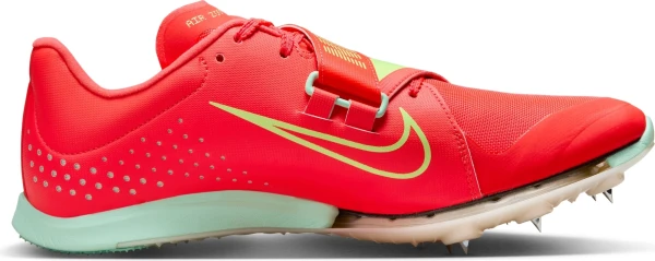 Кроссовки беговые для прыжков Nike ZOOM LONG JUMP ELITE красно-салатовые FZ9326-600