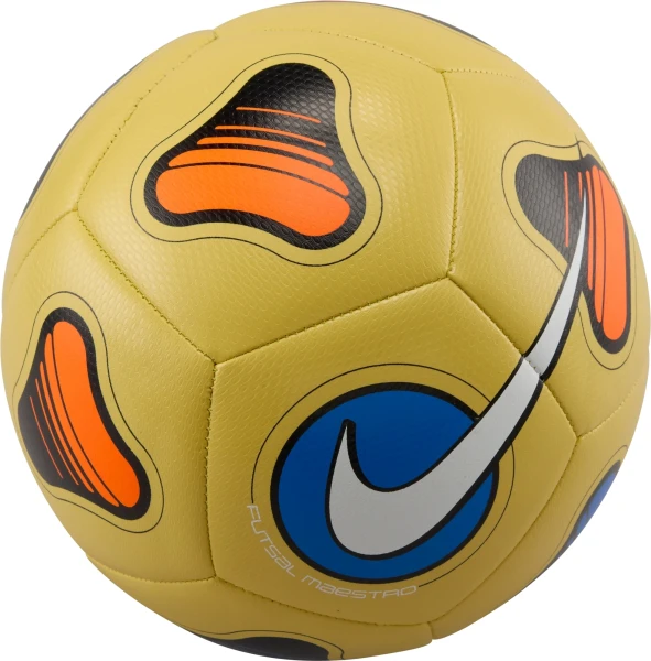 Футзальний м'яч Nike FUTSAL MAESTRO - HO23 жовто-синьо-жовтогарячий Розмір 4 FJ5547-700