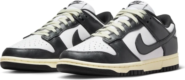 Кроссовки женские Nike DUNK LOW VINTAGE черно-белые FQ8899-100