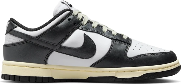 Кроссовки женские Nike DUNK LOW VINTAGE черно-белые FQ8899-100