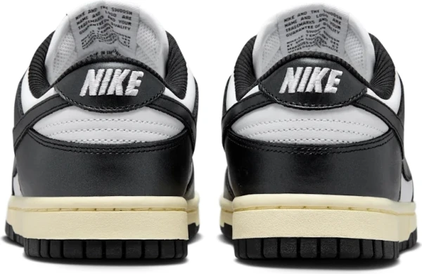 Кроссовки женские Nike DUNK LOW VINTAGE черно-белые FQ8899-100