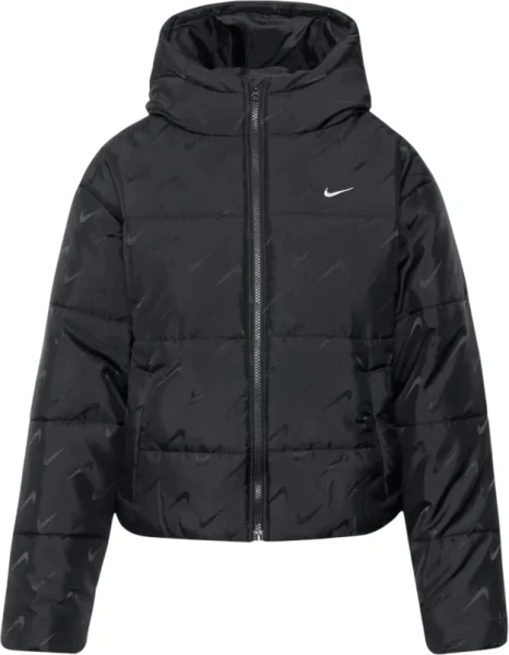 Куртка женская Nike SPORTSWEAR CLASSIC THERMA-FIT LOOSE PUFFER JACKET черная FV7941-010
