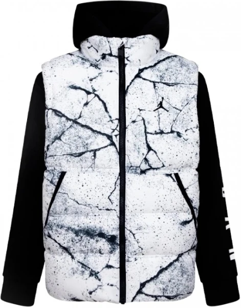 Куртка підліткова Nike JORDAN 2 FER біло-чорна 95D191-G0W