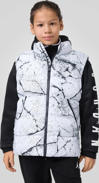 Куртка підліткова Nike JORDAN 2 FER біло-чорна 95D191-G0W