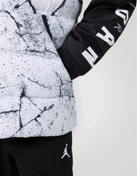 Куртка підліткова Nike JORDAN 2 FER біло-чорна 95D191-G0W
