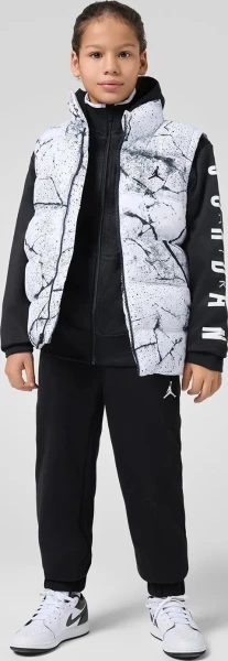 Куртка підліткова Nike JORDAN 2 FER біло-чорна 95D191-G0W