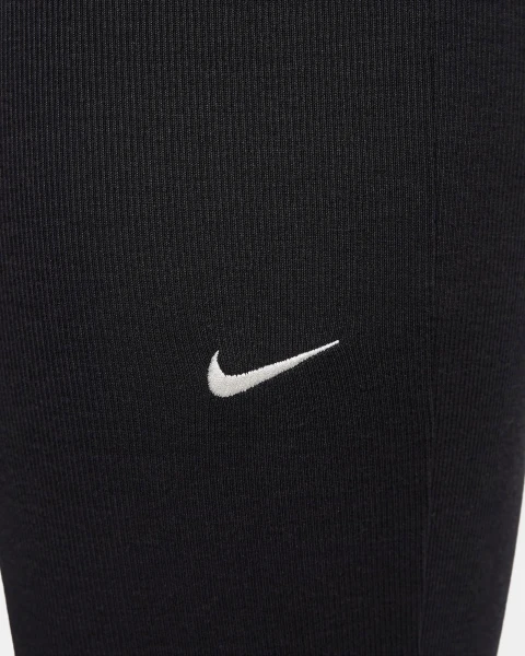 Лосіни жіночі Nike SPORTSWEAR CHILL KNIT TIGHT MINI-RIB FLARED LEGGINGS чорні FQ2113-010
