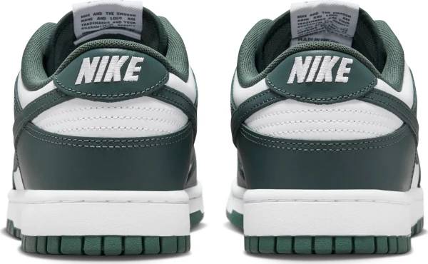 Кроссовки Nike DUNK LOW RETRO темно-зелено-белые DV0833-111