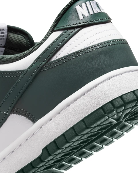 Кроссовки Nike DUNK LOW RETRO темно-зелено-белые DV0833-111