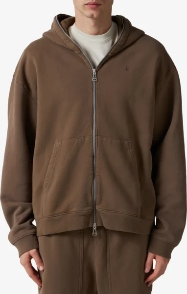 Толстовка Nike AIR JORDAN X TRAVIS SCOTT FULL-ZIP HOODIE 'PALOMINO' коричнева DZ5500-275