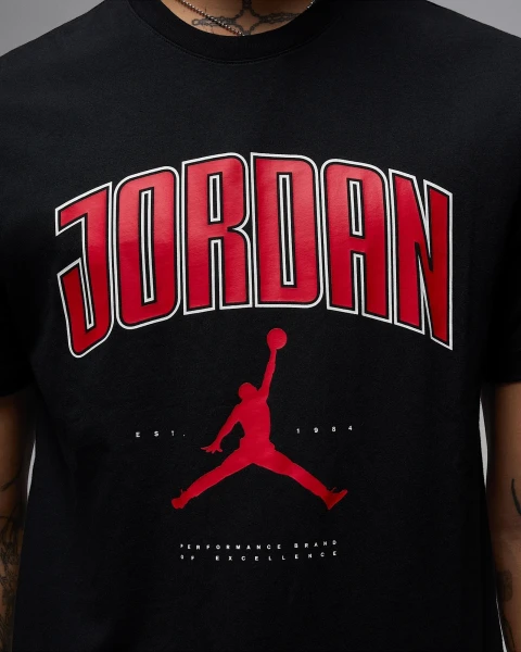 Футболка Nike JORDAN CITY 88 SS CREW черная HQ0009-010