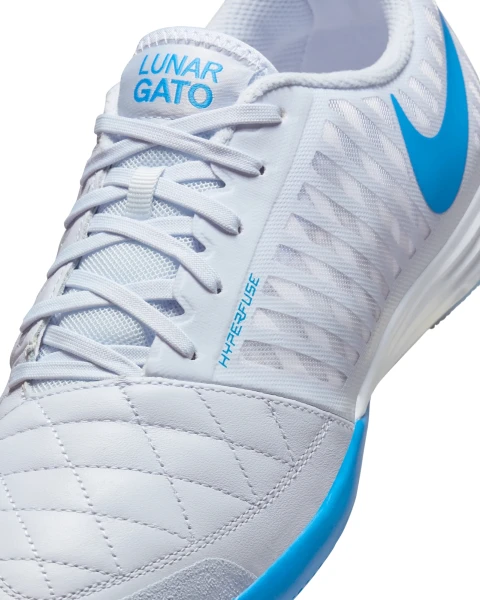 Футзалки (бампи) Nike LUNAR GATO II сіро-блакитні 580456-013
