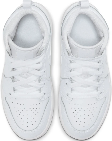 Кроссовки детские Nike AIR JORDAN 1 MID (PS) белые 640734-130