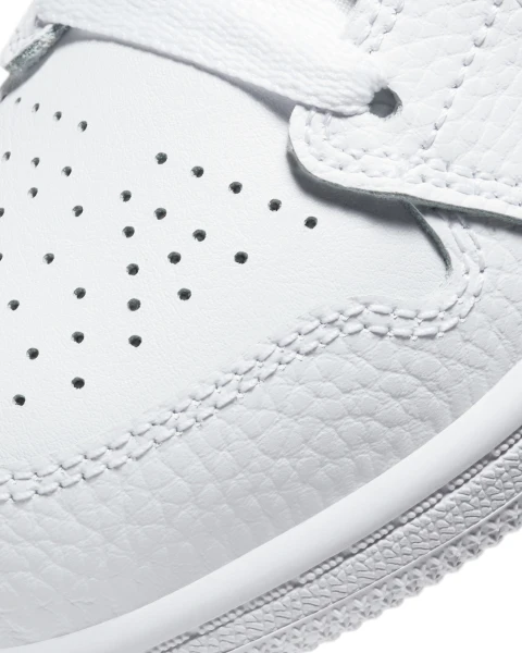 Кроссовки детские Nike AIR JORDAN 1 MID (PS) белые 640734-130