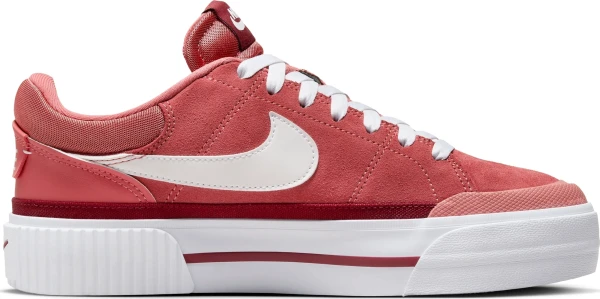 Кеди жіночі Nike COURT LEGACY LIFT світло-червоні FJ1986-600
