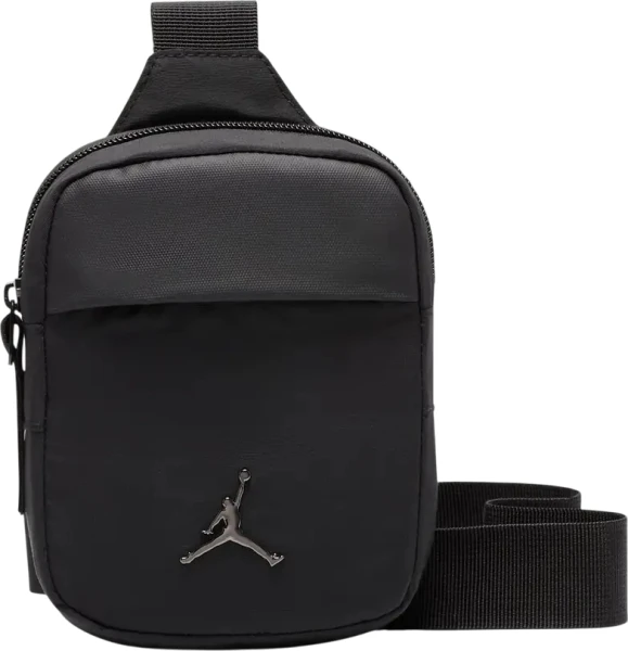 Сумка через плечо Nike JORDAN AIRBORNE HIP BAG черная 7A0747-023