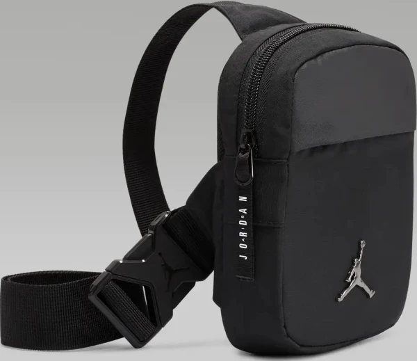 Сумка через плечо Nike JORDAN AIRBORNE HIP BAG черная 7A0747-023