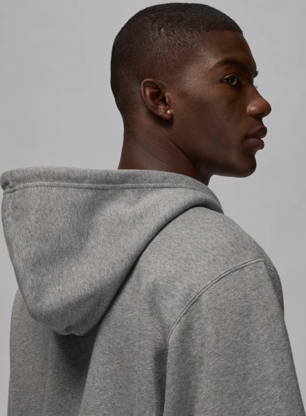 Толстовка Nike JORDAN BROOKLYN FLEECE FULL-ZIP HOODIE серая FV7289-091